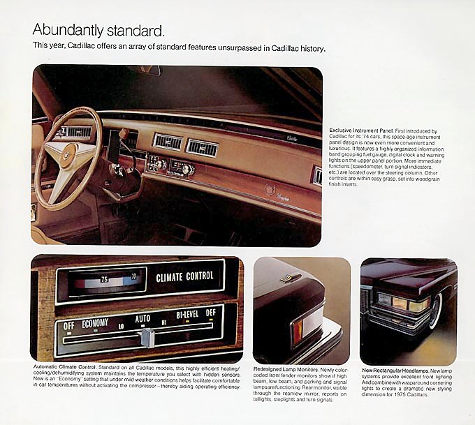 1975 Cadillac Brochure Page 10